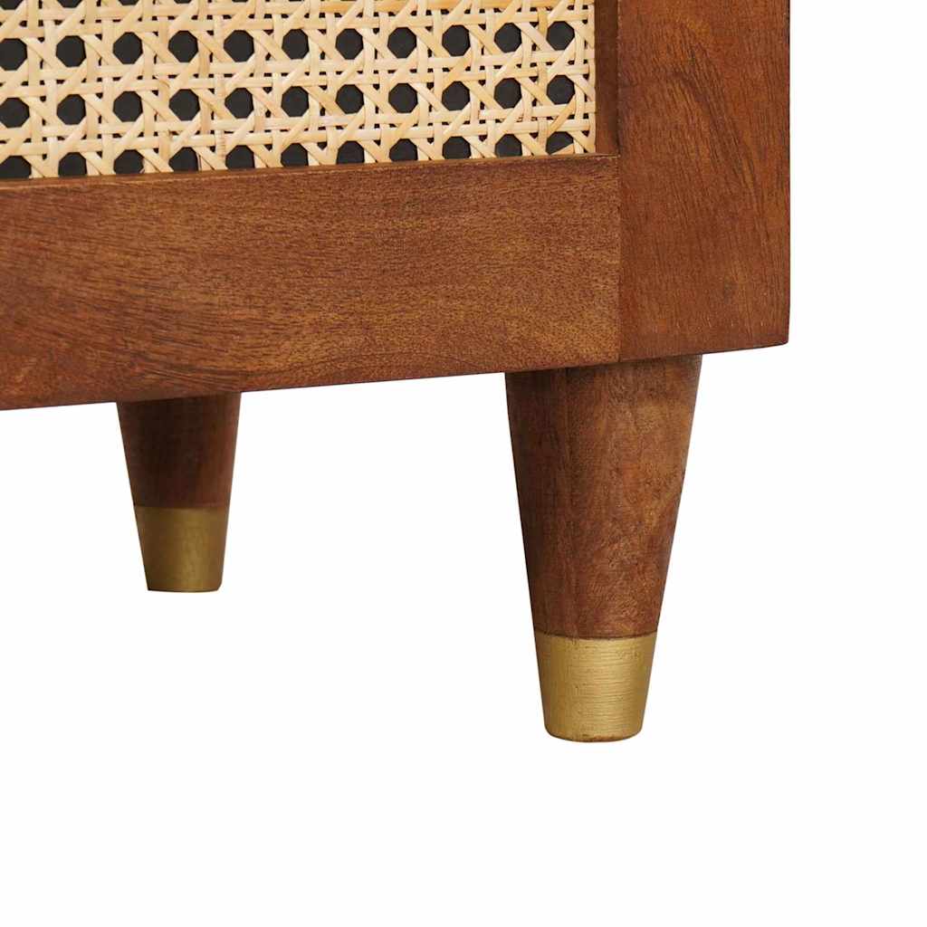 Bedside Cabinet Brown 40 x 33.5 x 46 cm Solid Acacia wood