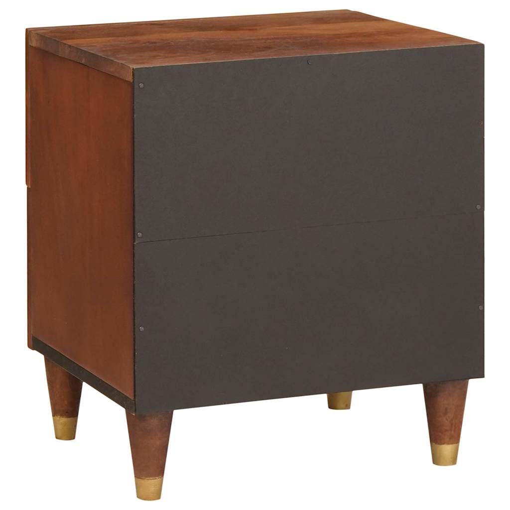 Bedside Cabinet Brown 40 x 33.5 x 46 cm Solid Acacia wood