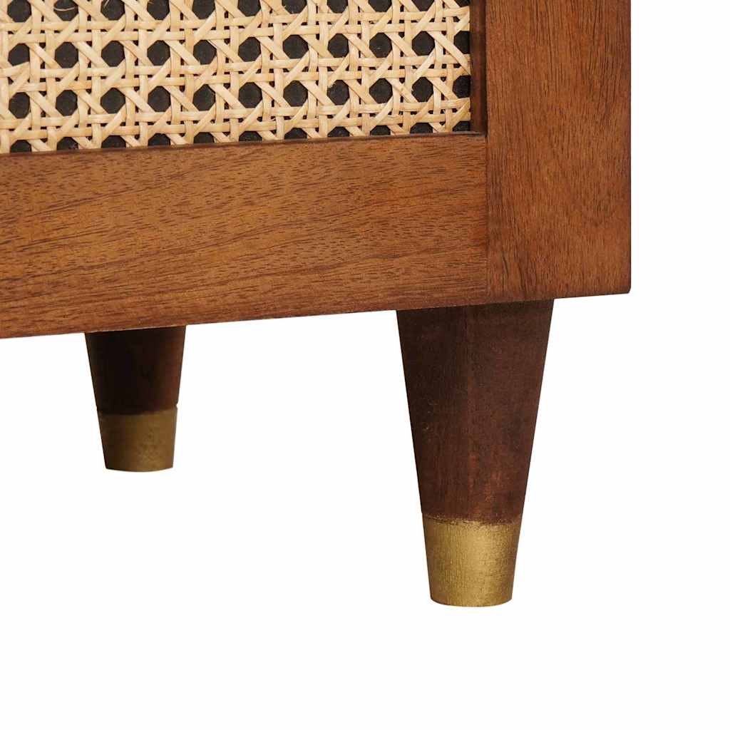 Bedside Cabinet Brown 40 x 33 x 46 cm Solid Acacia wood