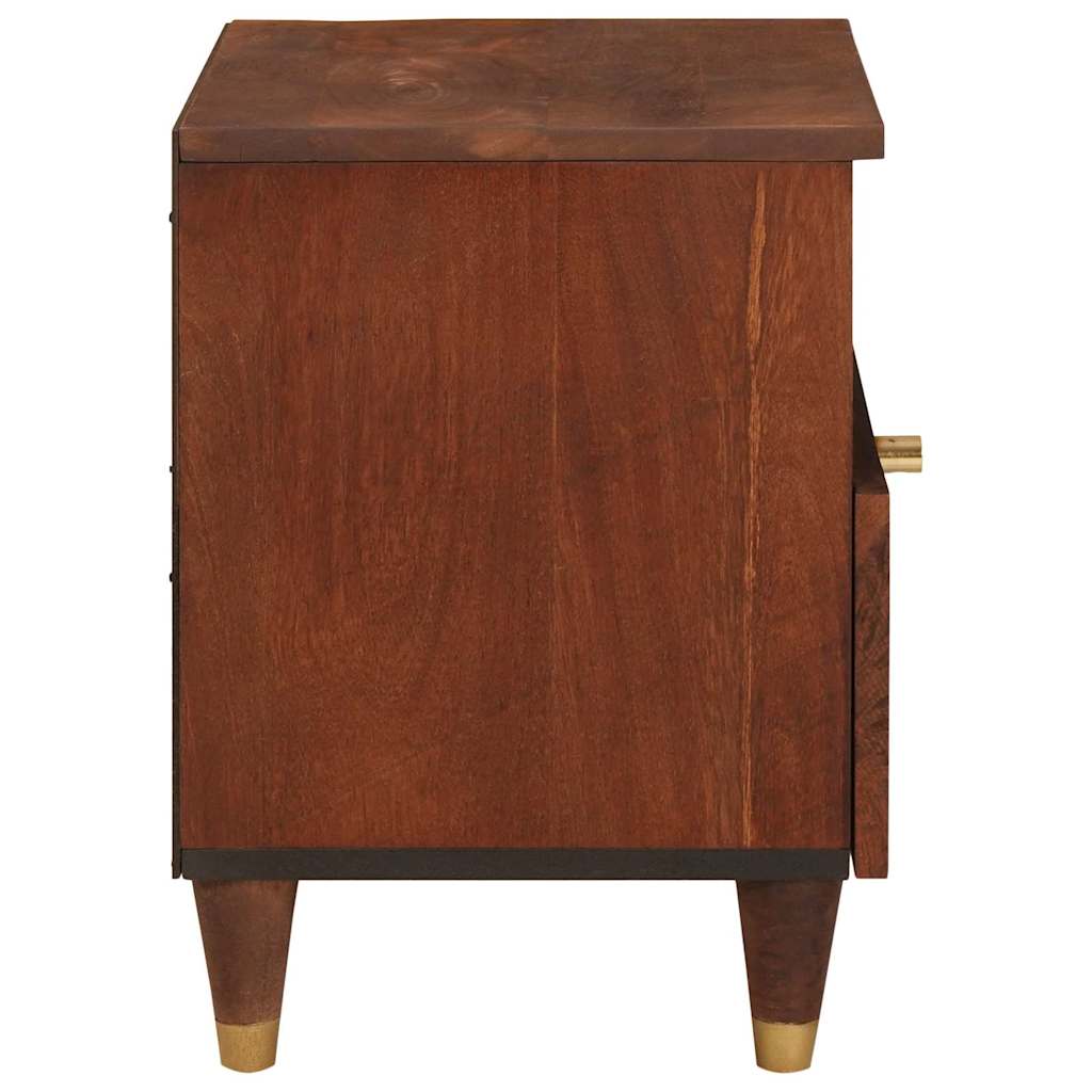 Bedside Cabinet Brown 40 x 33 x 46 cm Solid Acacia wood