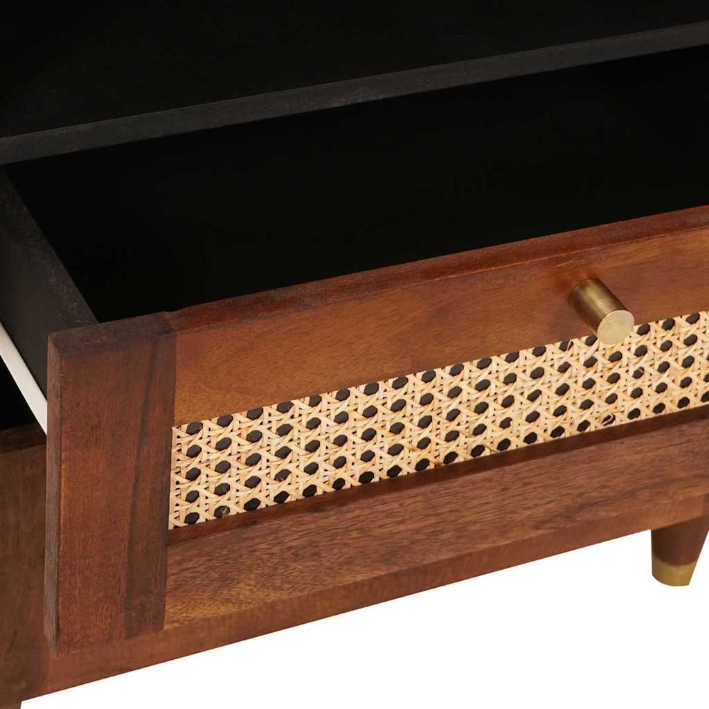 Bedside Tables with Drawer 50 x 33 x 62 cm Solid Mango Wood