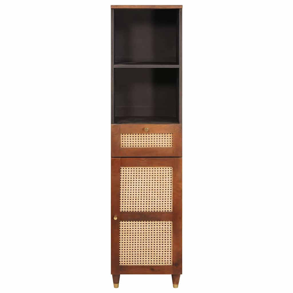 Sideboard with Drawer Brown 38 x 33.5 x 160 cm Solid Mango Wood