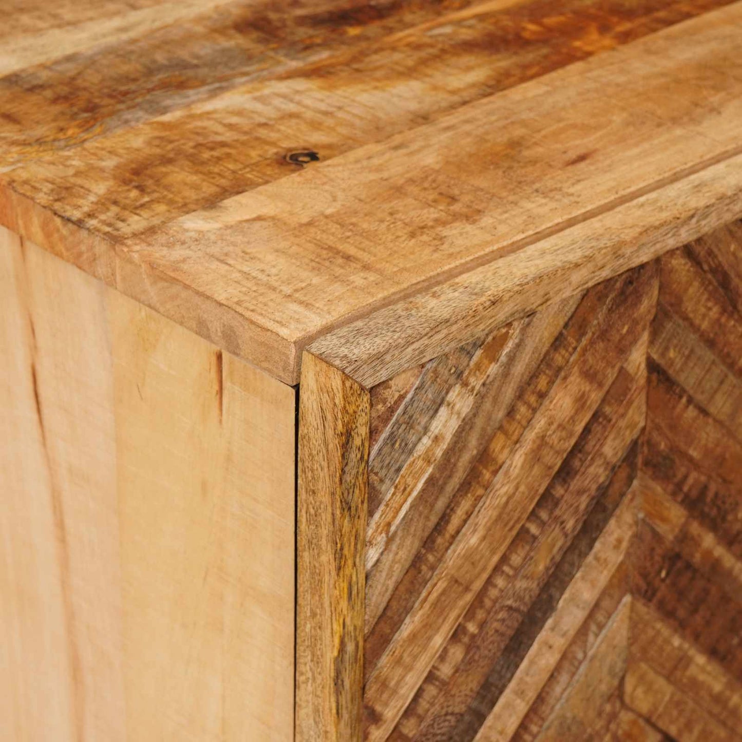 Bedside Table Brown 40 x 33.5 x 46 cm Solid Mango Wood