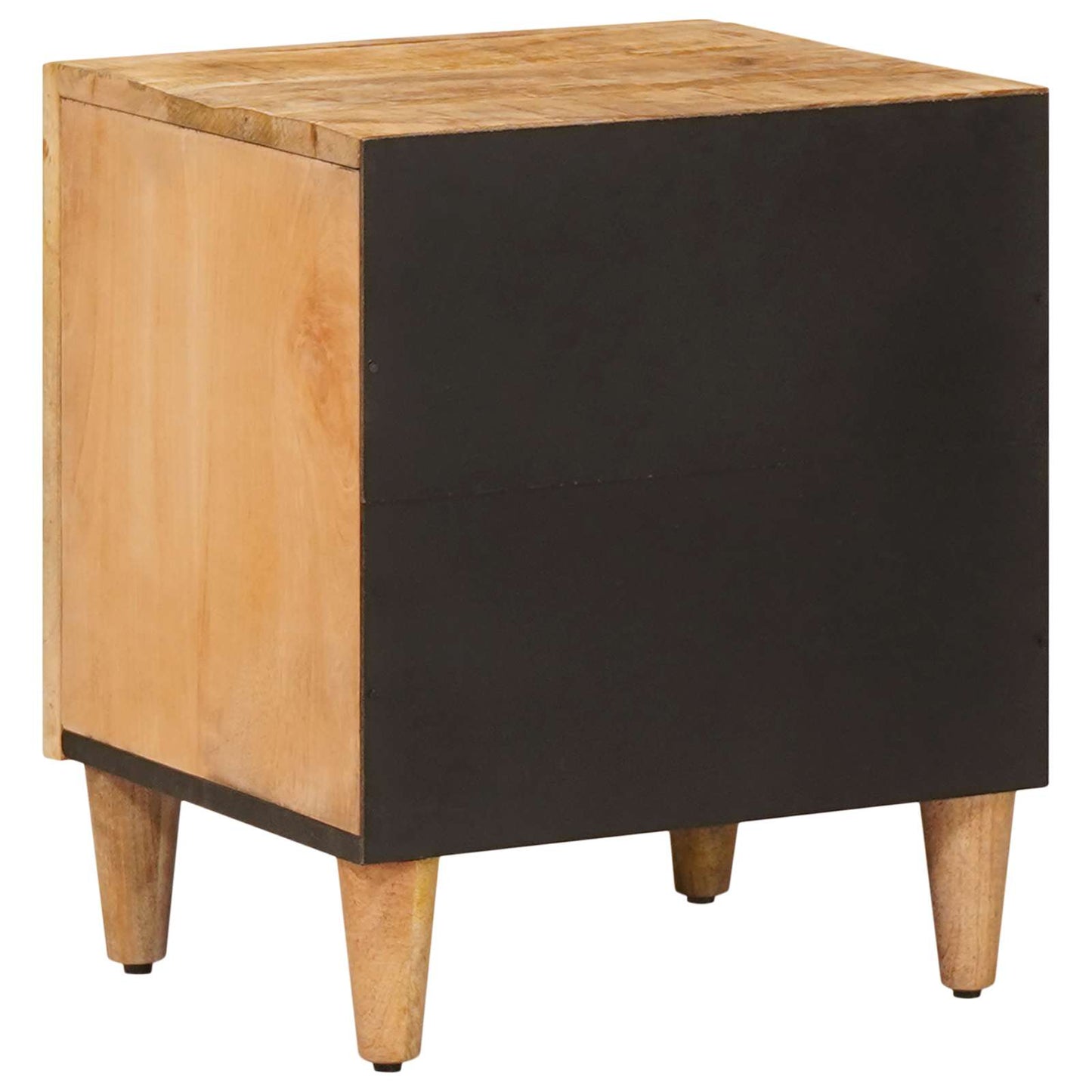 Bedside Table Brown 40 x 33.5 x 46 cm Solid Mango Wood