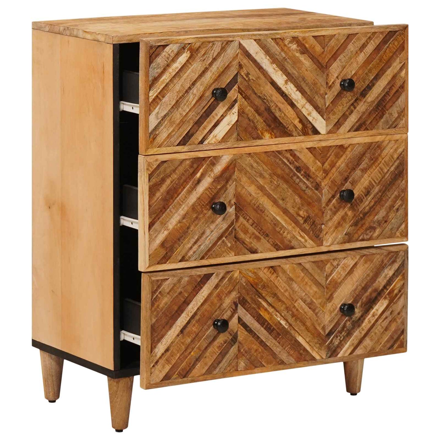 Storage Cabinets Brown 60 x 33.5 x 75 cm Solid Mango Wood