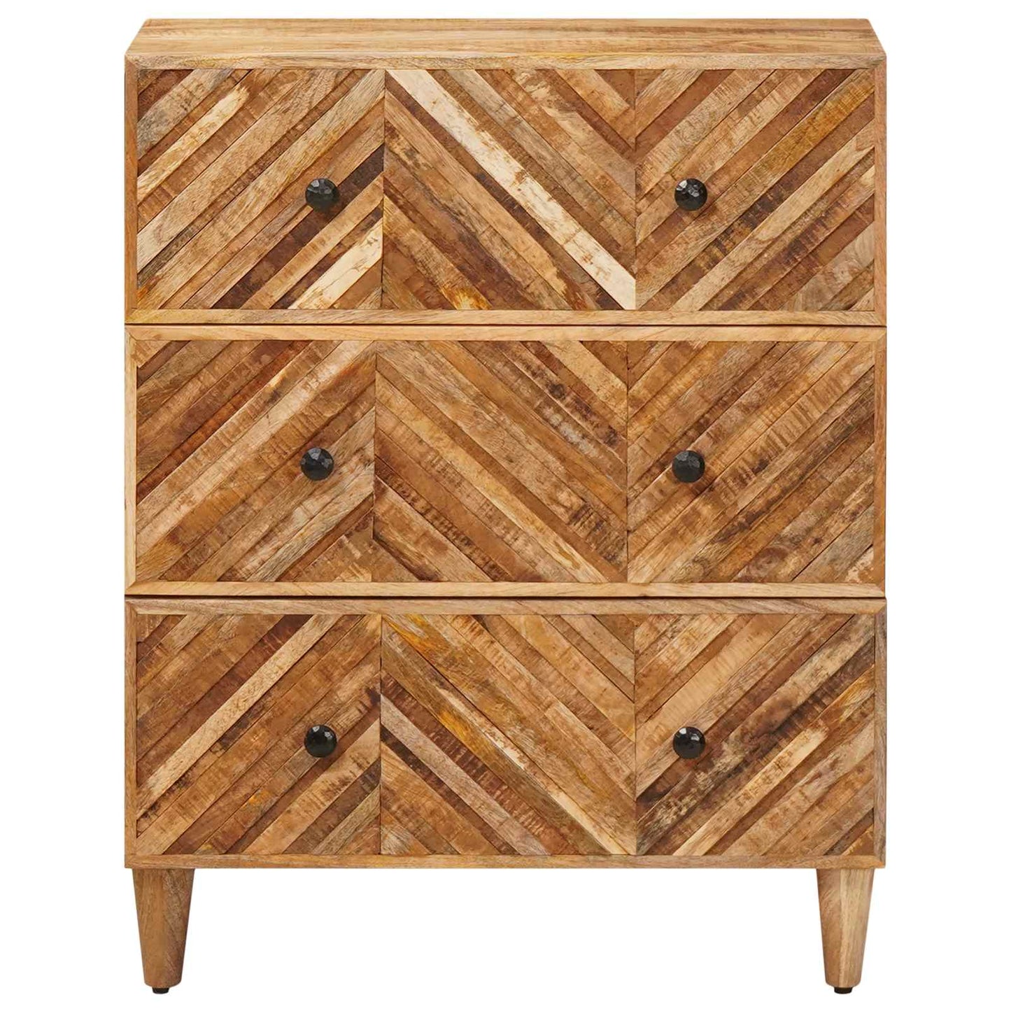 Storage Cabinets Brown 60 x 33.5 x 75 cm Solid Mango Wood