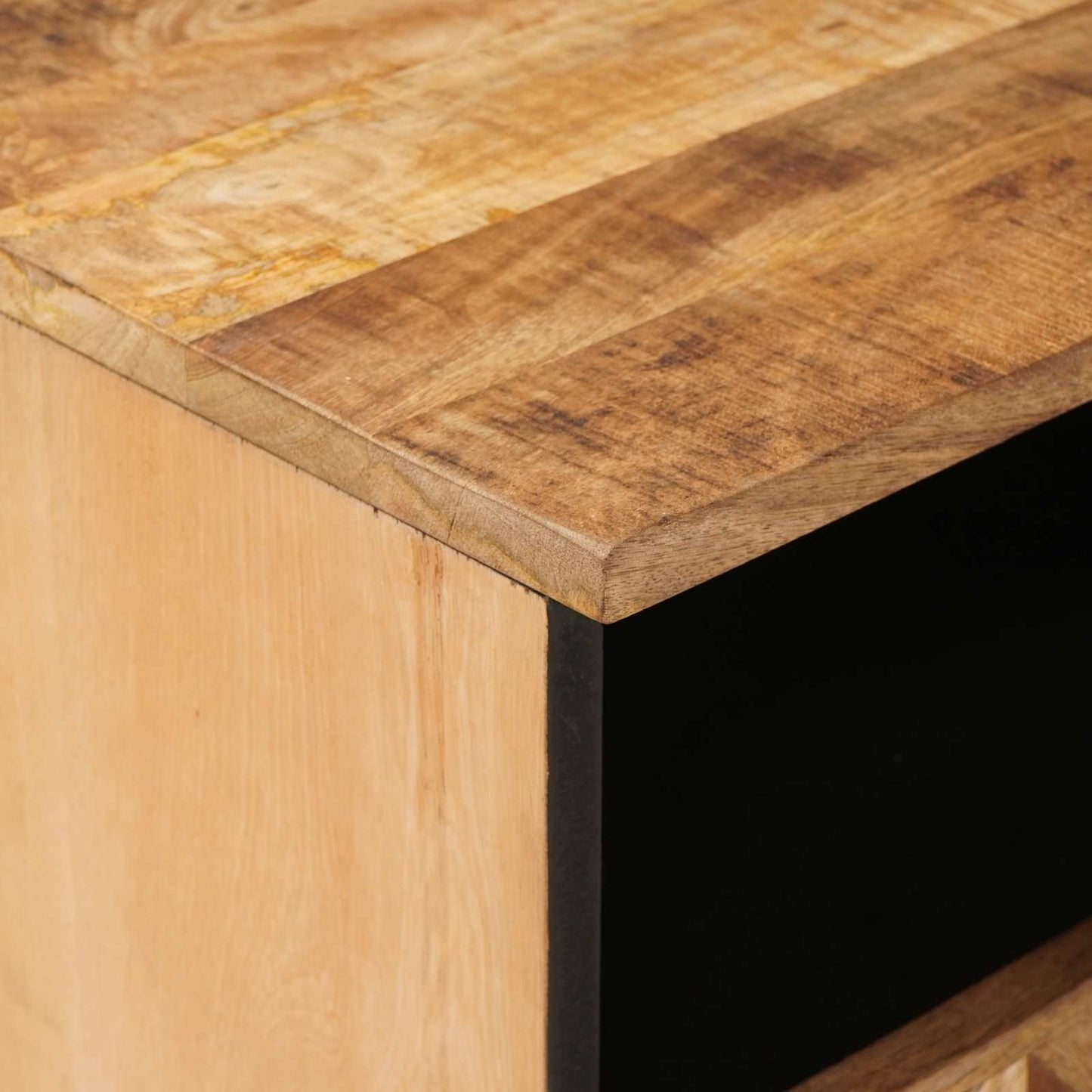 Bedside Table Brown 50 x 33 x 60 cm Solid Mango Wood