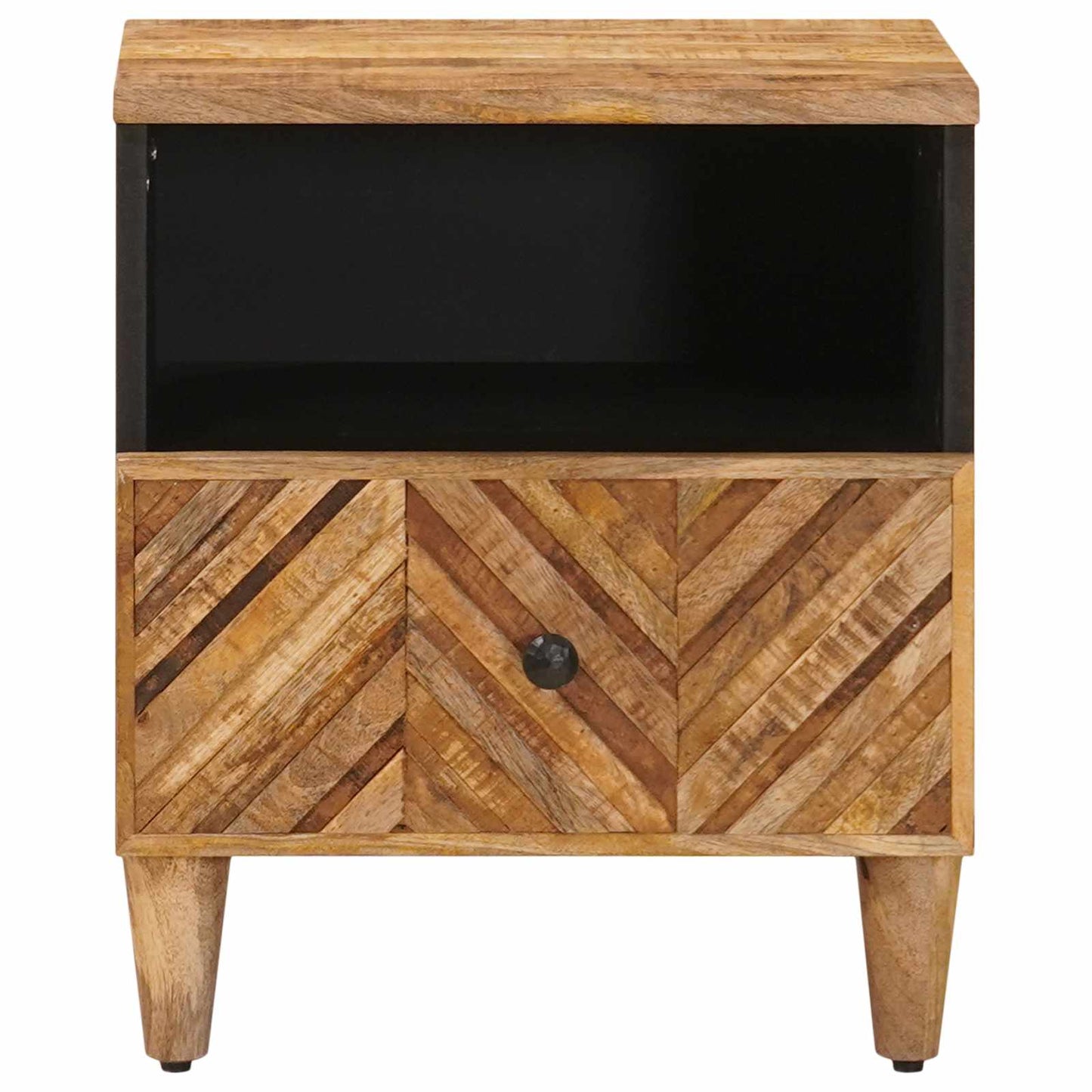 Bedside Table Brown 50 x 33 x 60 cm Solid Mango Wood