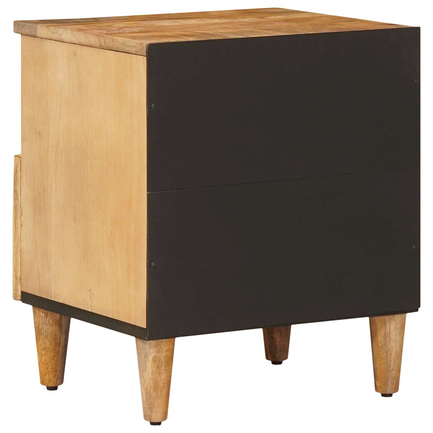 Bedside Table 2 pcs Brown 50 x 33 x 60 cm Solid Mango Wood