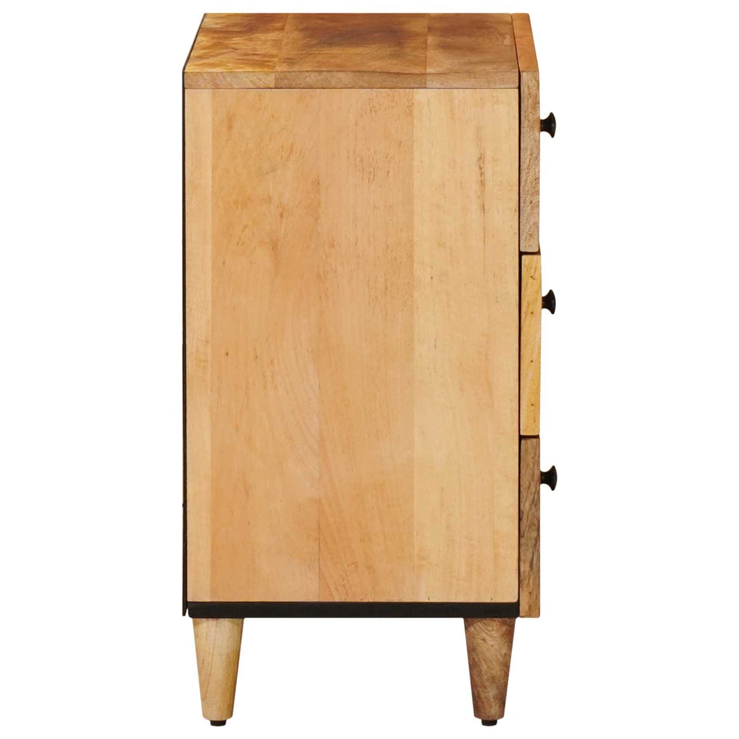Bedside Table Brown 50 x 33 x 60 cm Solid Mango Wood