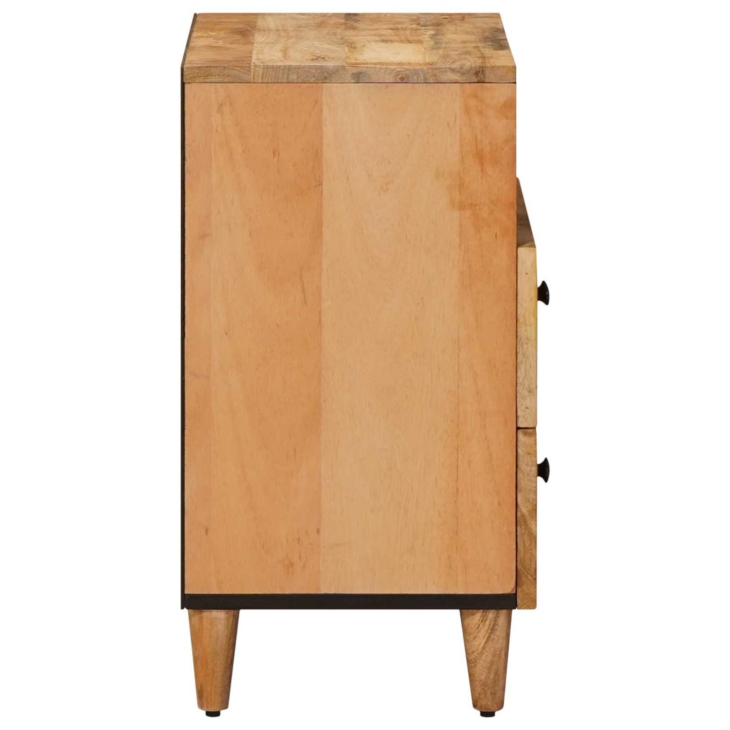 Bedside Table Brown 50 x 33 x 60 cm Solid Mango Wood