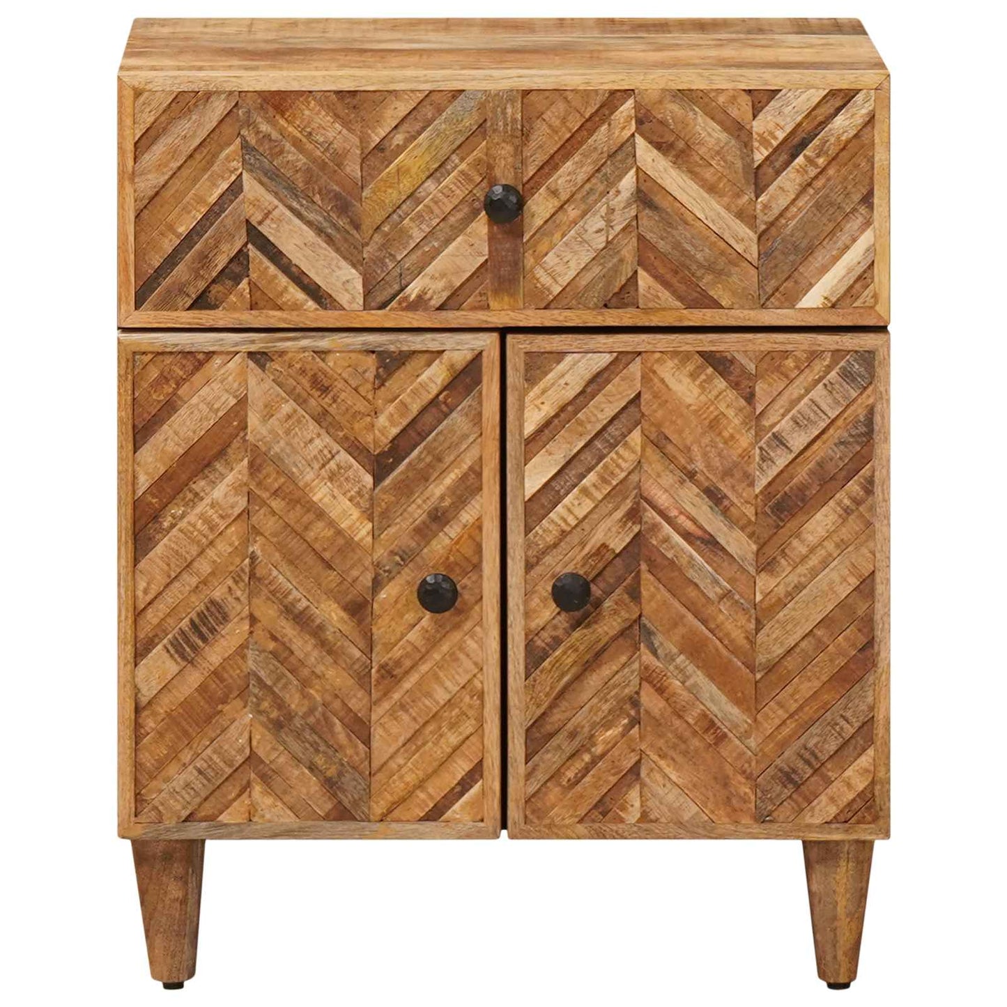 Bedside Table Brown 50 x 33 x 60 cm Solid Mango Wood