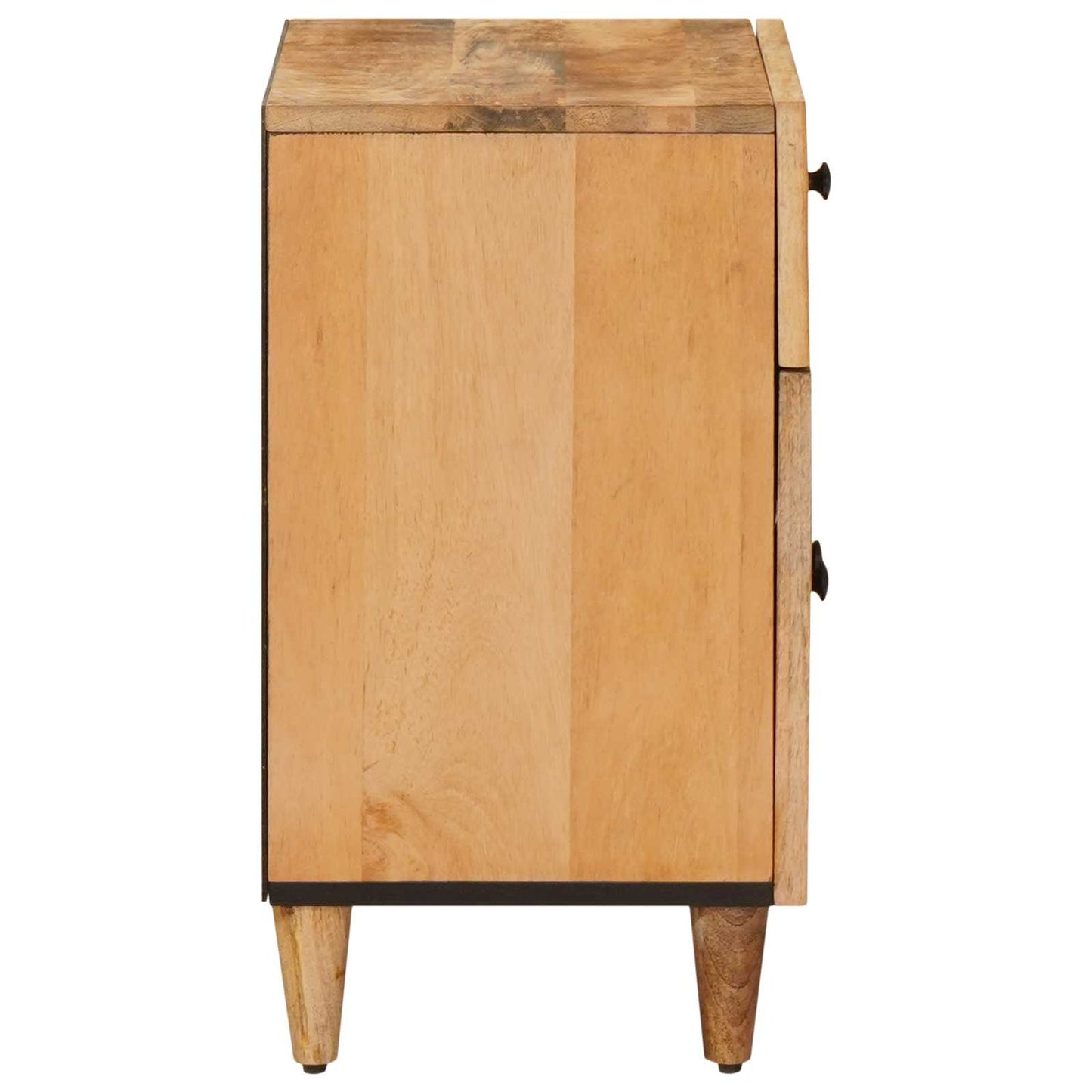 Bedside Table Brown 50 x 33 x 60 cm Solid Mango Wood