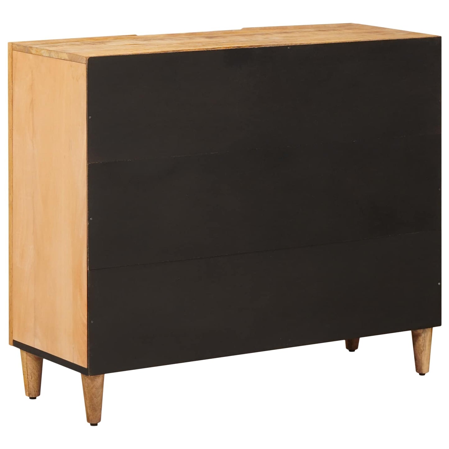 Storage Cabinets Brown 90 x 33.5 x 75 cm Solid Mango Wood