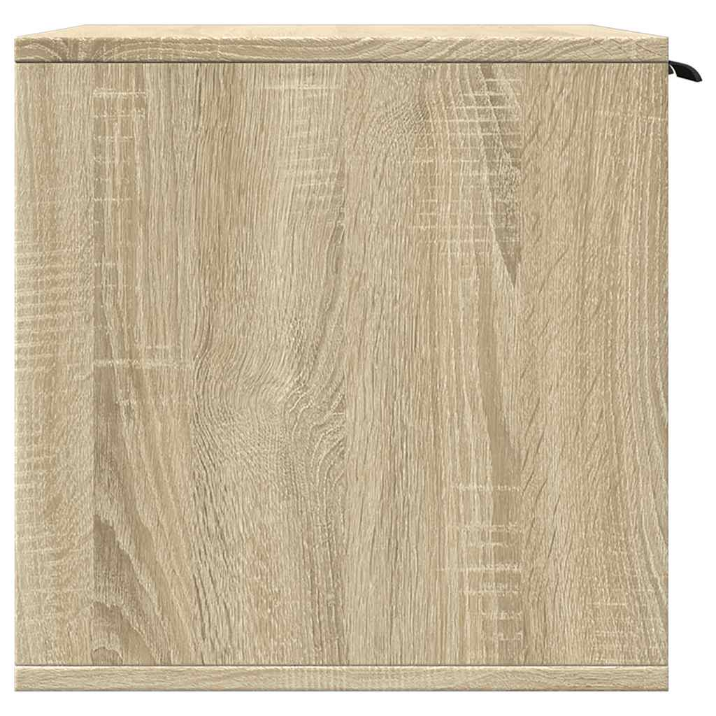 857726 vidaXL Cat Litter Box Enclosure Sonoma Oak 60x40x40 cm Engineered Wood