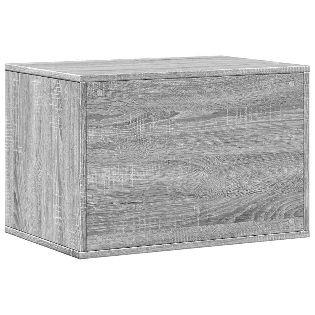 Cat Litter Box Enclosure Grey Sonoma 60x40x40 cm Engineered Wood