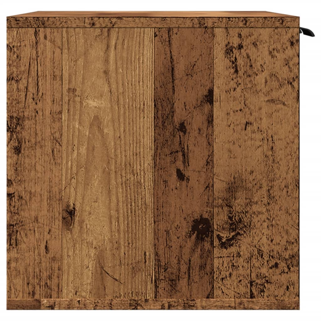 Cat Litter Box Enclosure Old Wood 80x50x45 cm Engineered Wood