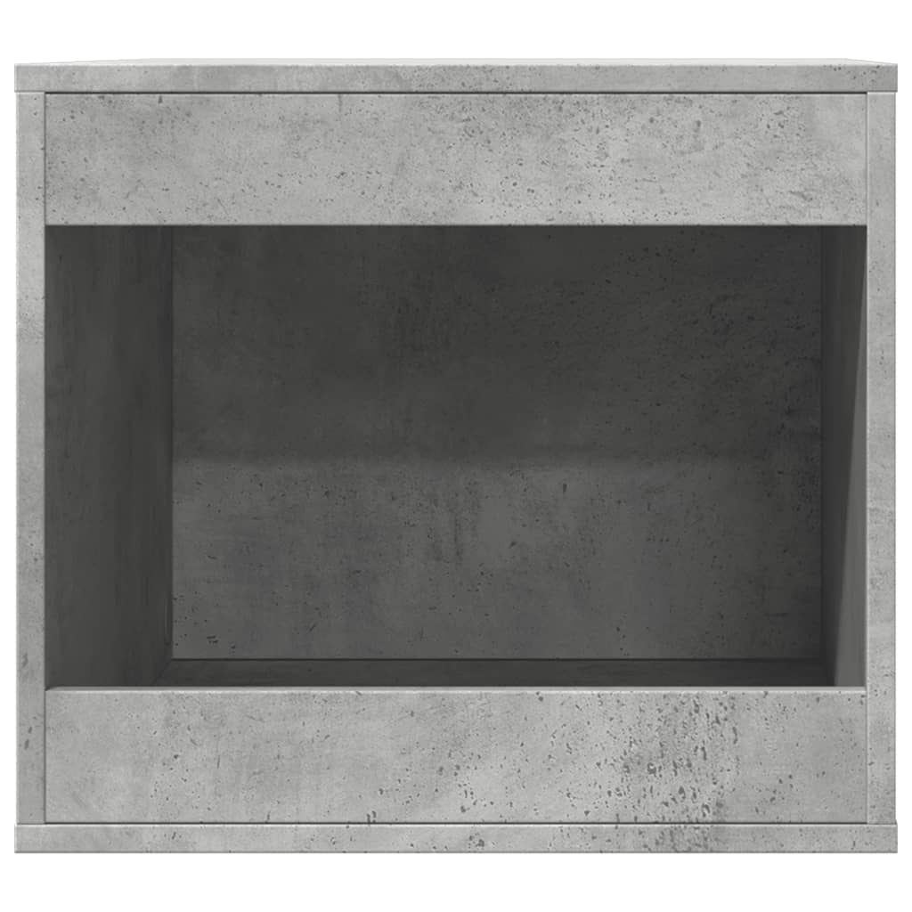 vidaXL Cat Litter Box Enclosure Concrete Grey 47x59x42 cm Engineered Wood