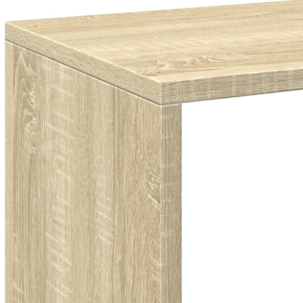 Room Divider Bookcase Sonoma Oak 69,5x29x69,5 cm Engineered Wood