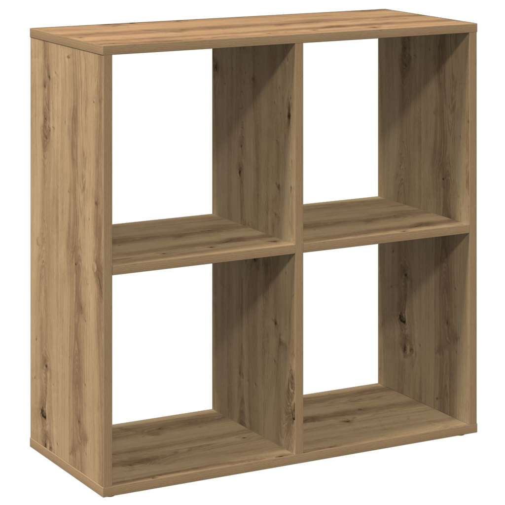 Room Divider Bookcase Artisan Oak 69,5x29x69,5 cm Engineered Wood