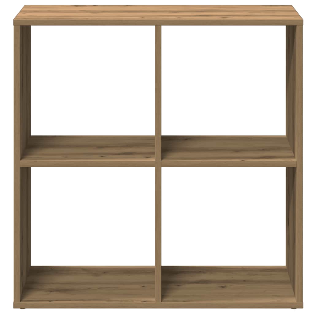 Room Divider Bookcase Artisan Oak 69,5x29x69,5 cm Engineered Wood
