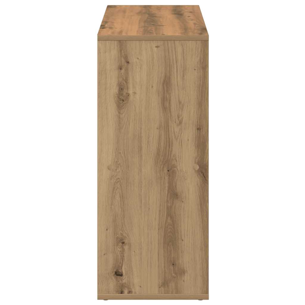 Room Divider Bookcase Artisan Oak 69,5x29x69,5 cm Engineered Wood