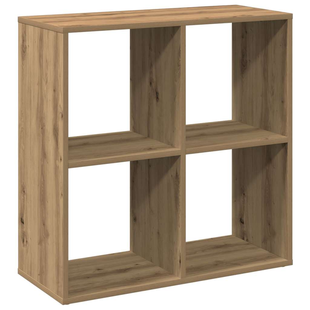 Room Divider Bookcase Artisan Oak 69,5x29x69,5 cm Engineered Wood