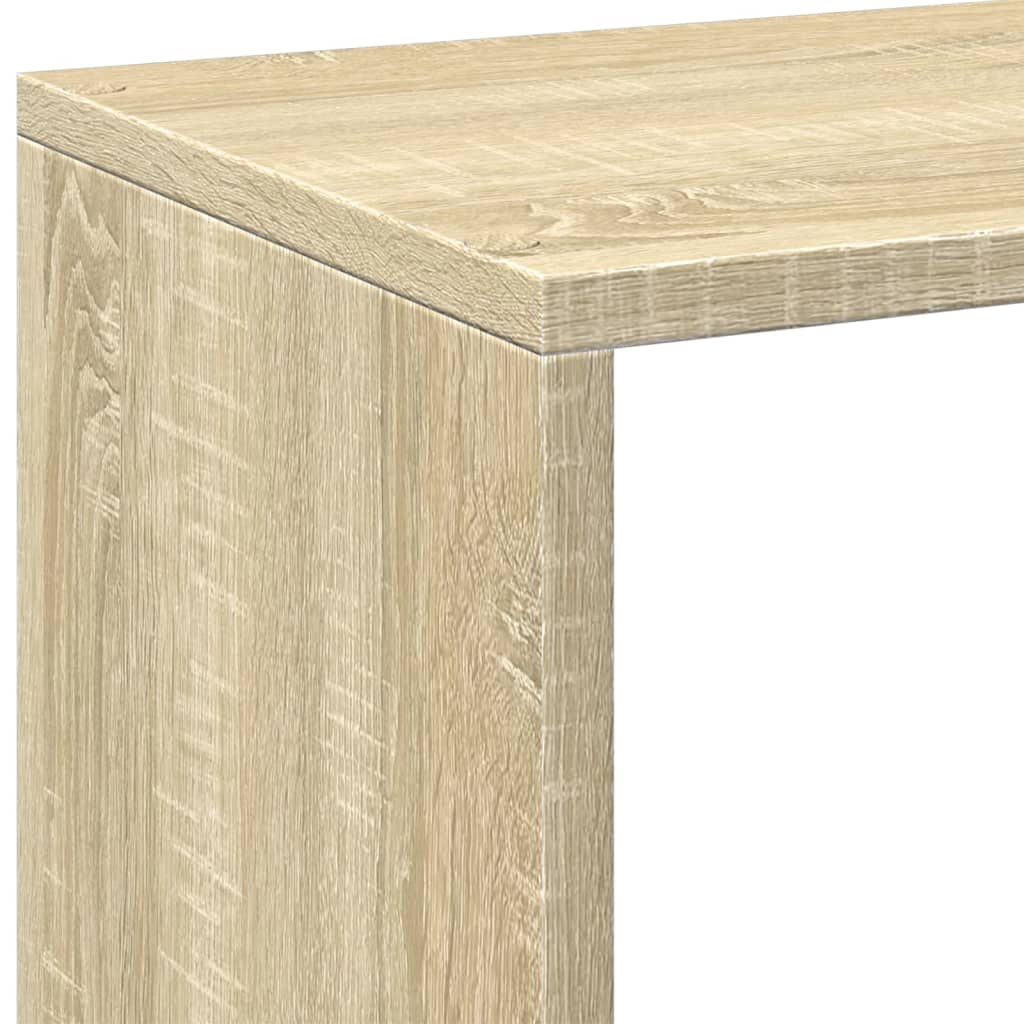 Room Divider Bookcase Sonoma Oak 69,5x29x103,5 cm Engineered Wood