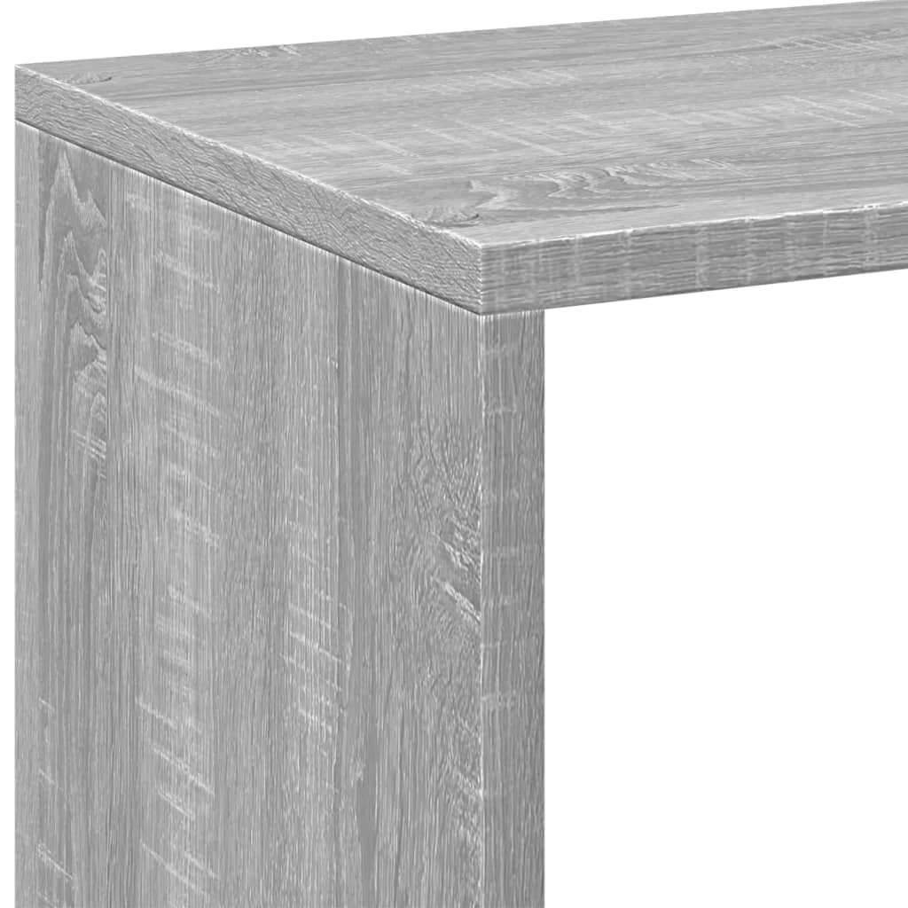 Room Divider Bookcase Grey Sonoma 69,5x29x103,5 cm Engineered Wood