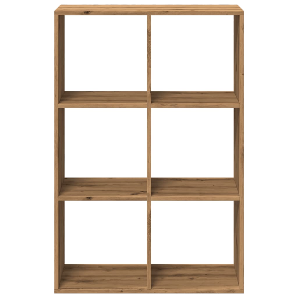 vidaXL Room Divider Bookcase Artisan Oak 69.5x29x103.5 cm Engineered Wood