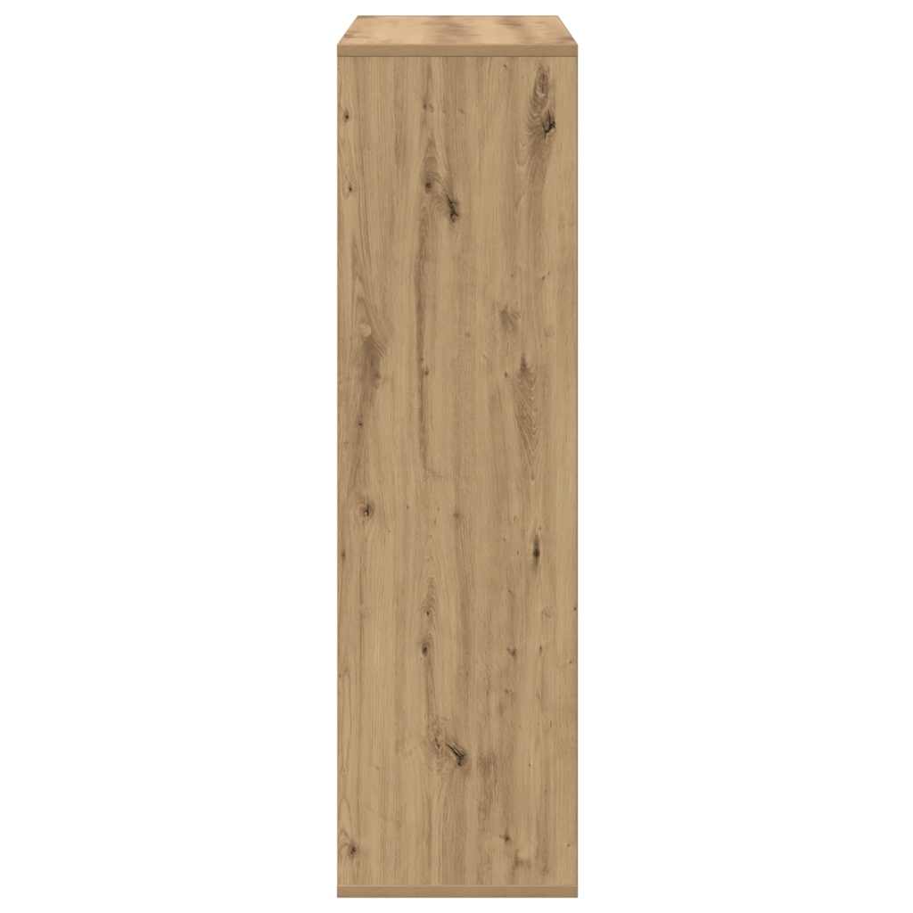 Room Divider Bookcase Artisan Oak 69,5x29x103,5 cm Engineered Wood