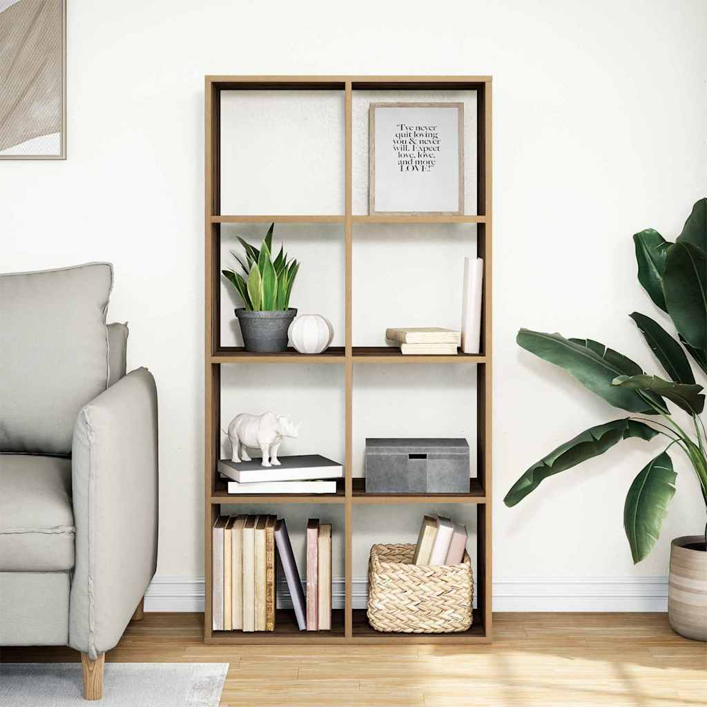 Room Divider Bookcase Artisan Oak 69,5x29x137,5 cm Engineered Wood