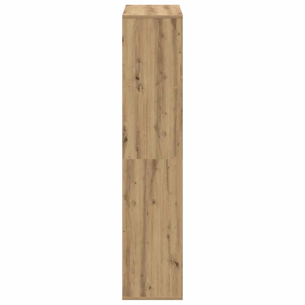 Room Divider Bookcase Artisan Oak 69,5x29x137,5 cm Engineered Wood