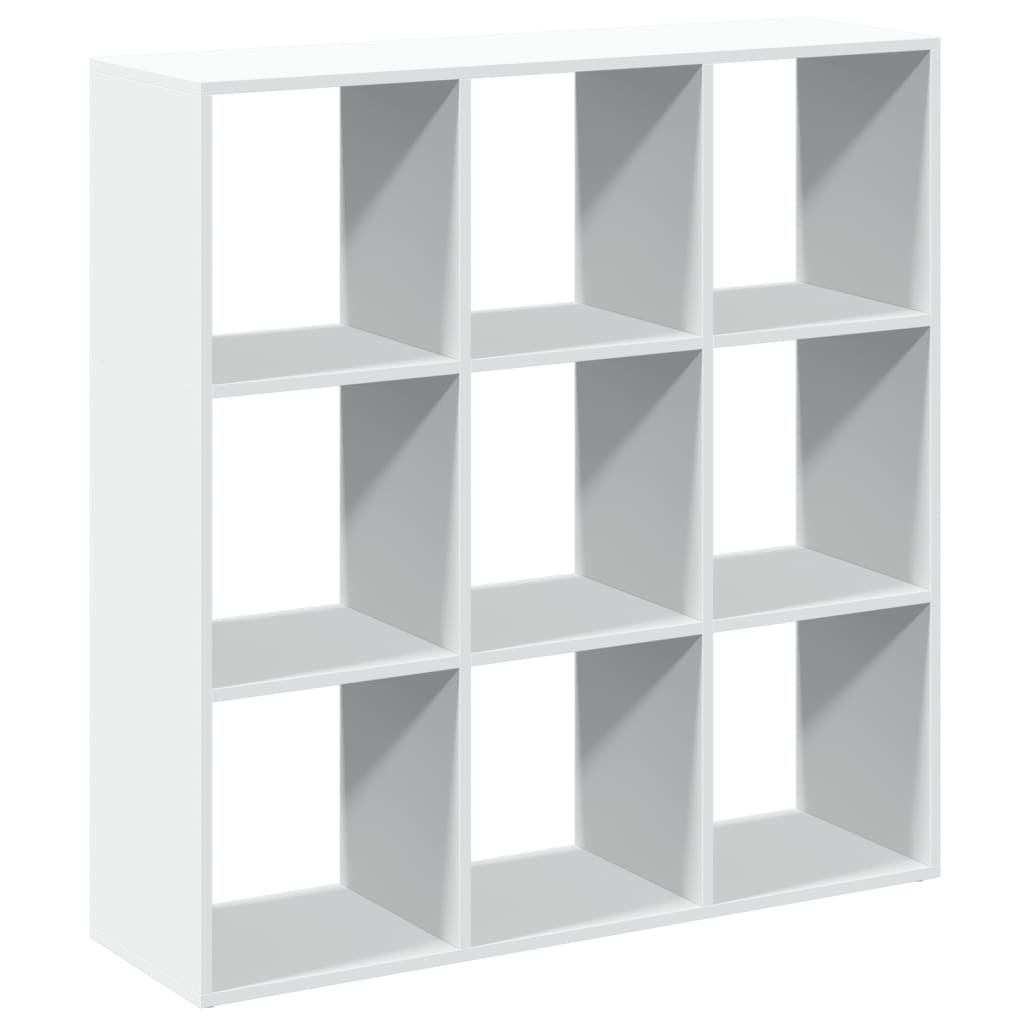 Room Divider Bookcase White 102x29x103,5 cm Engineered Wood