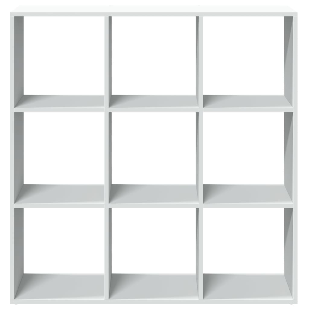 Room Divider Bookcase White 102x29x103,5 cm Engineered Wood