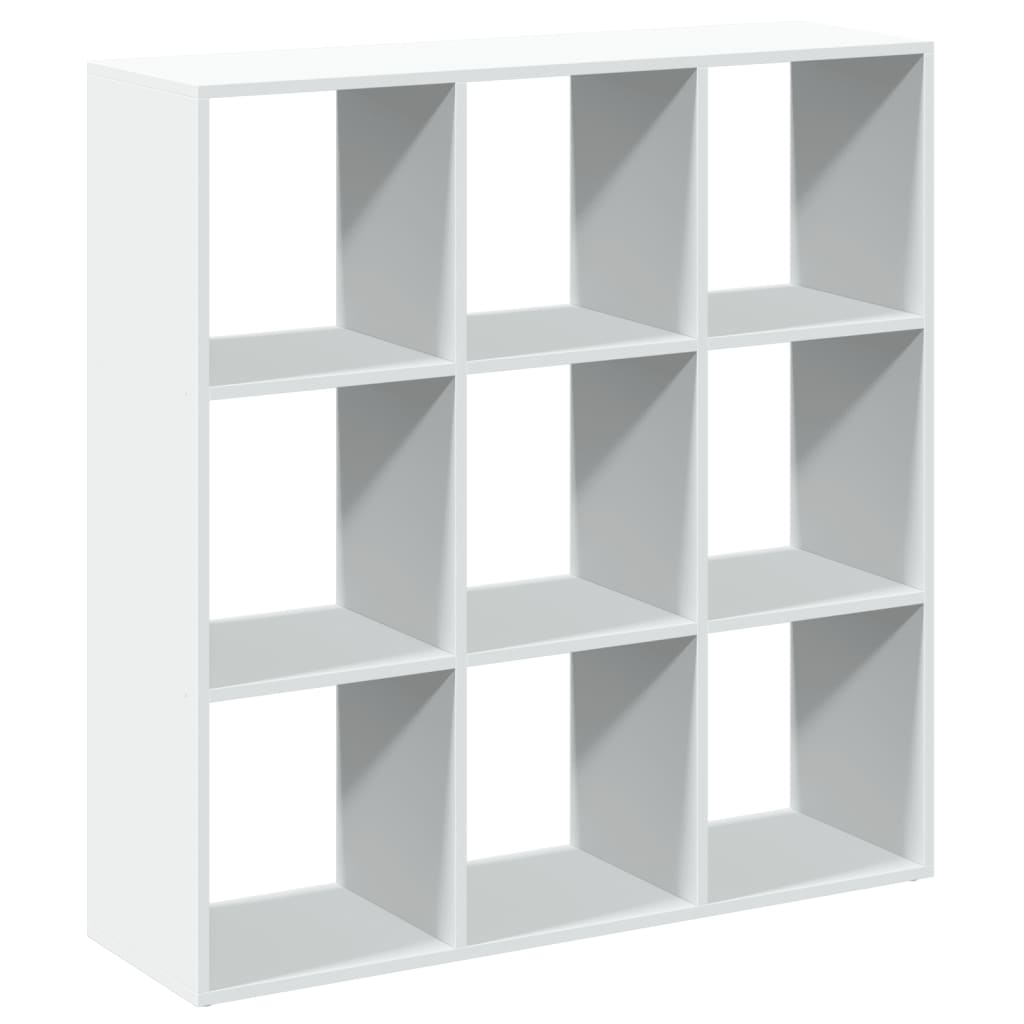 Room Divider Bookcase White 102x29x103,5 cm Engineered Wood