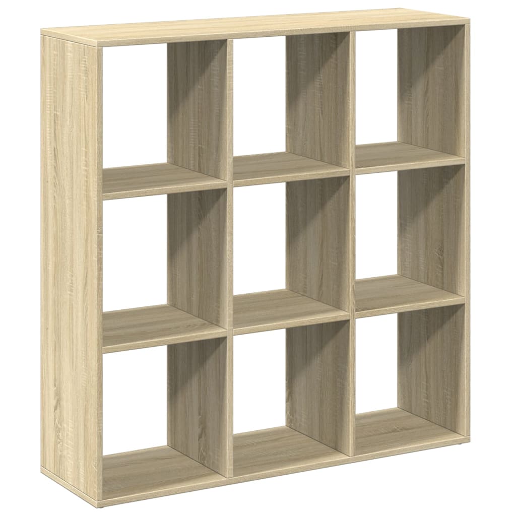 Room Divider Bookcase Sonoma Oak 102x29x103,5 cm Engineered Wood