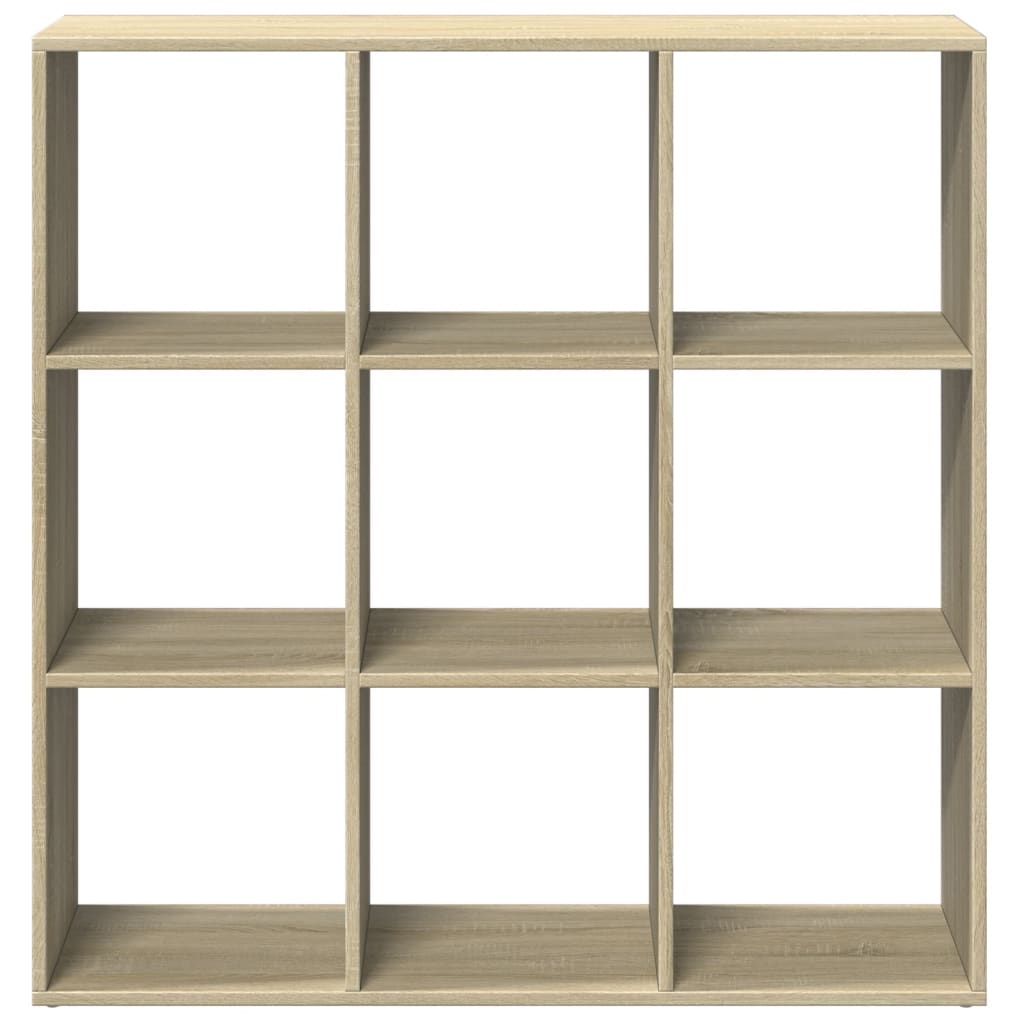 Room Divider Bookcase Sonoma Oak 102x29x103,5 cm Engineered Wood