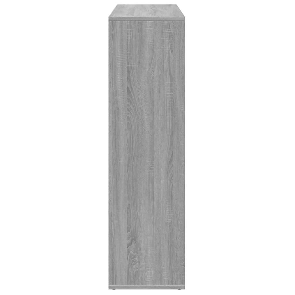 Room Divider Bookcase Grey Sonoma 102x29x103,5 cm Engineered Wood