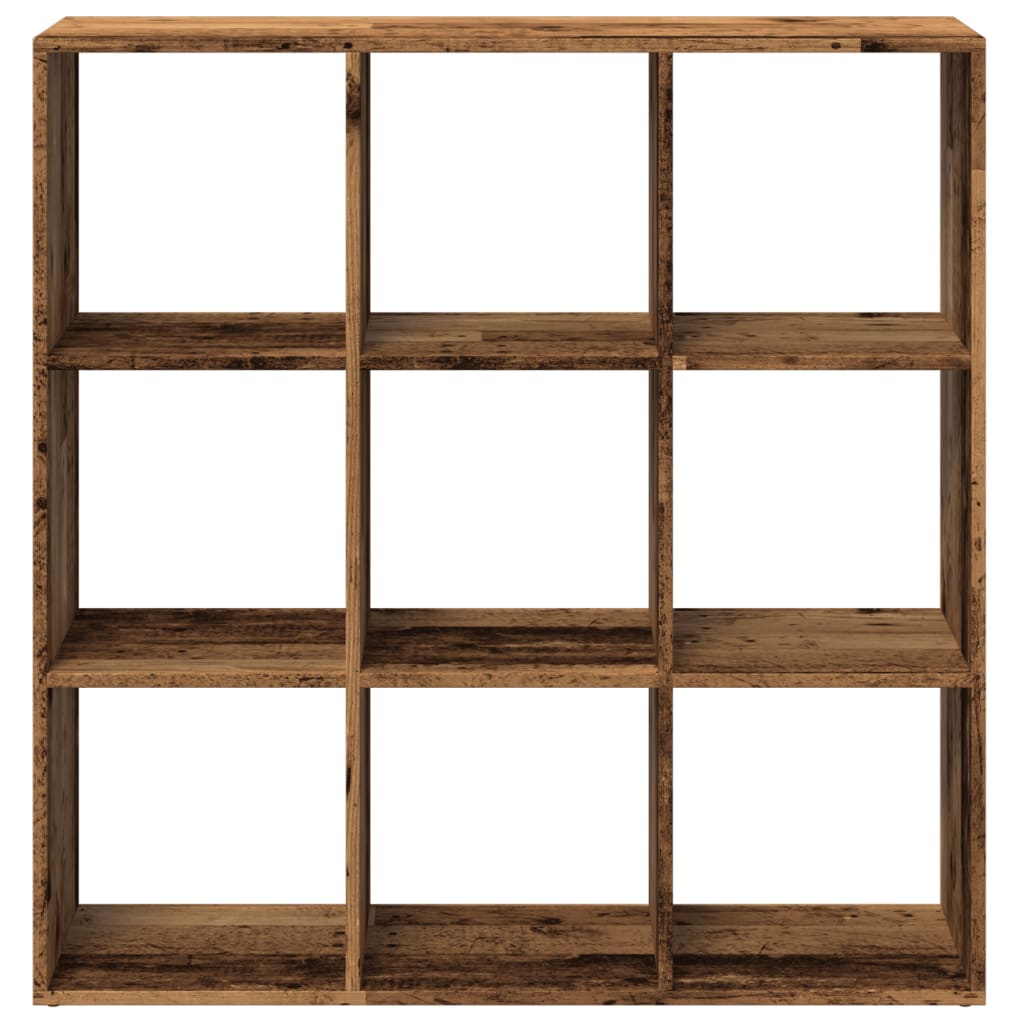 Room Divider Bookcase Old Wood 102x29x103,5 cm Engineered Wood
