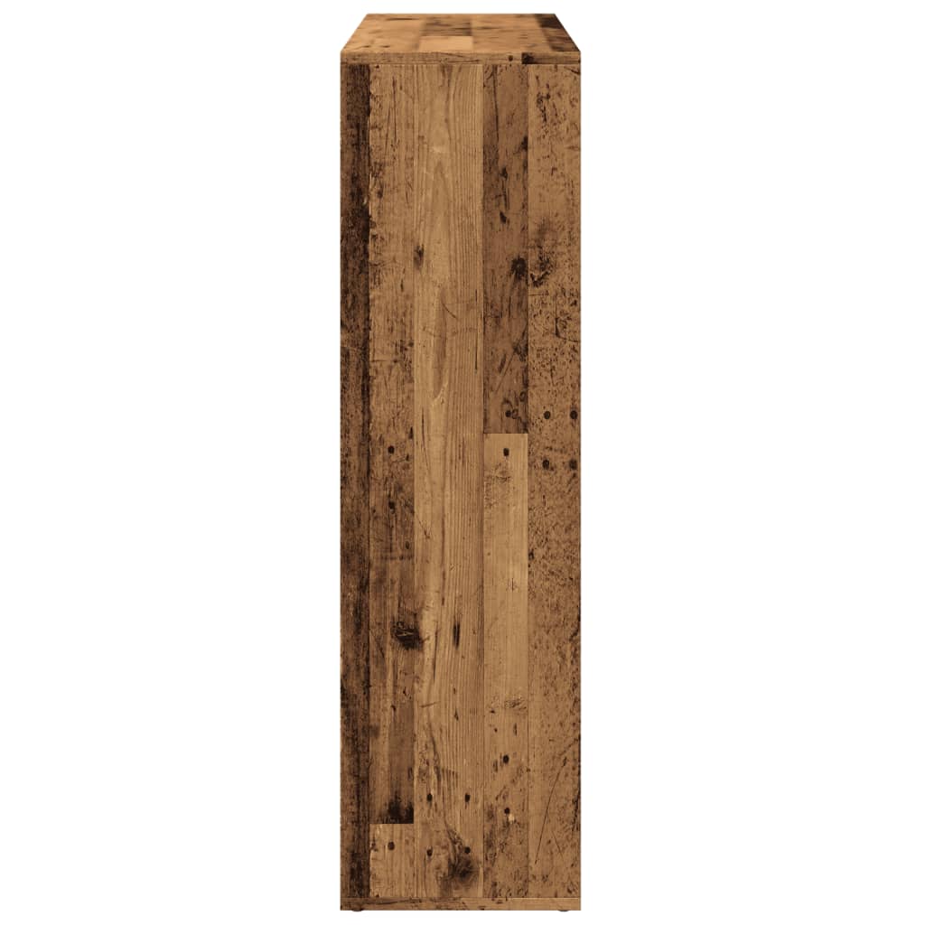Room Divider Bookcase Old Wood 102x29x103,5 cm Engineered Wood