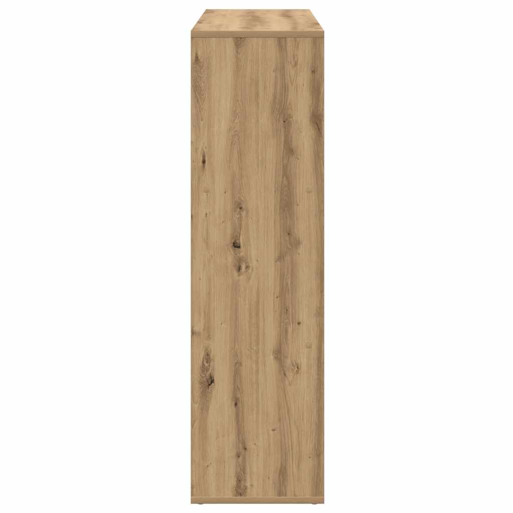 Room Divider Bookcase Artisan Oak 102x29x103,5 cm Engineered Wood