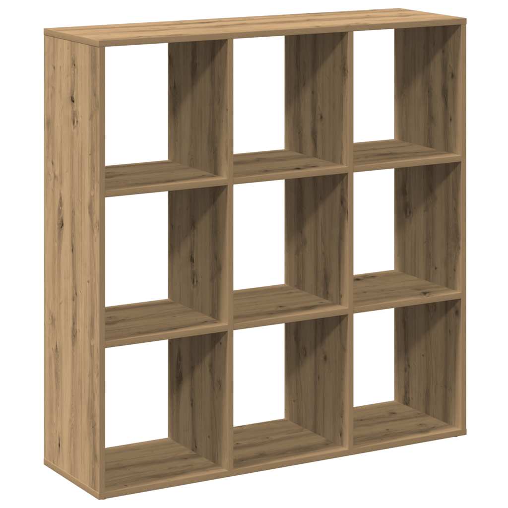 Room Divider Bookcase Artisan Oak 102x29x103,5 cm Engineered Wood