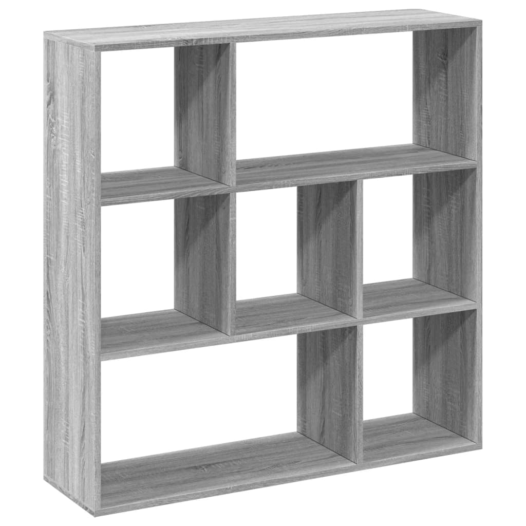 Room Divider Bookcase Grey Sonoma 102x29x103,5 cm Engineered Wood
