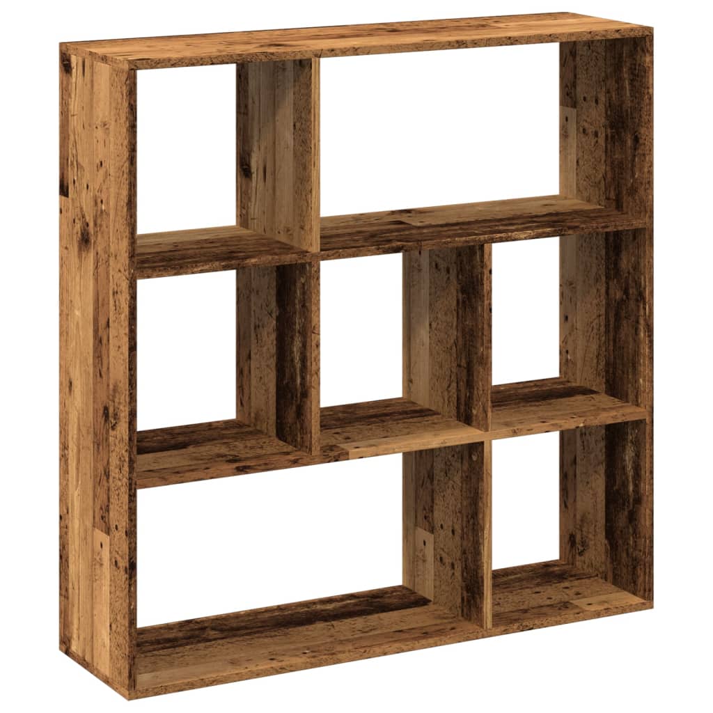 Room Divider Bookcase Old Wood 102x29x103,5 cm Engineered Wood