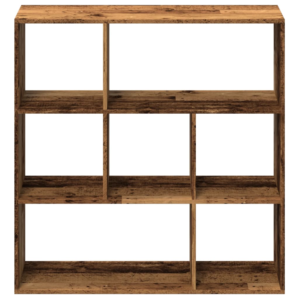Room Divider Bookcase Old Wood 102x29x103,5 cm Engineered Wood