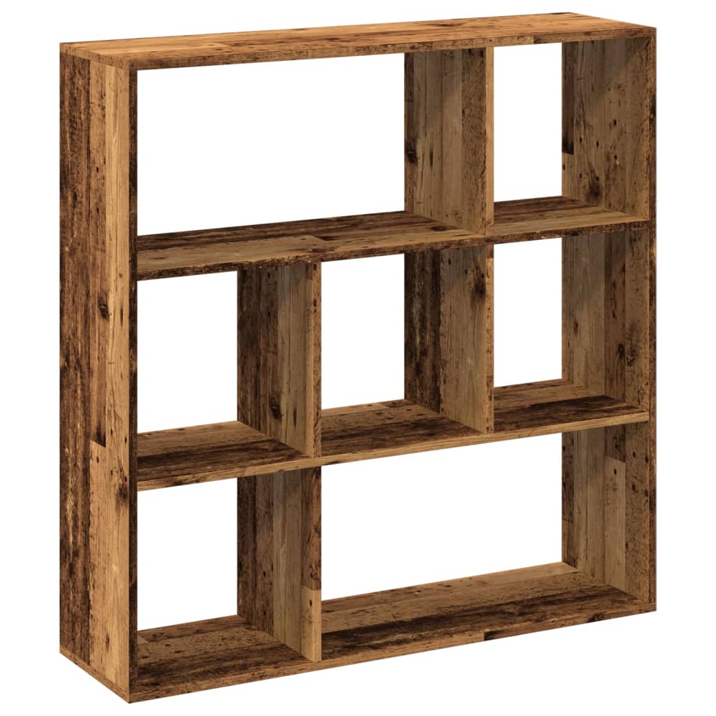 Room Divider Bookcase Old Wood 102x29x103,5 cm Engineered Wood