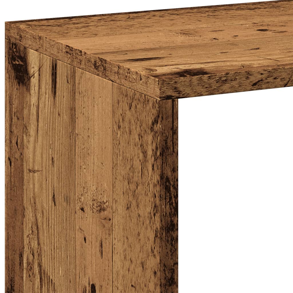 Room Divider Bookcase Old Wood 102x29x103,5 cm Engineered Wood