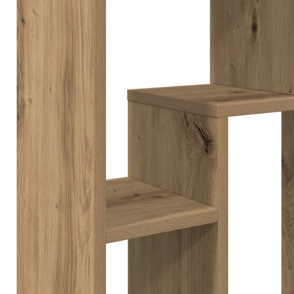 Bookcase Artisian Oak 63x20x90 cm Engineered Wood