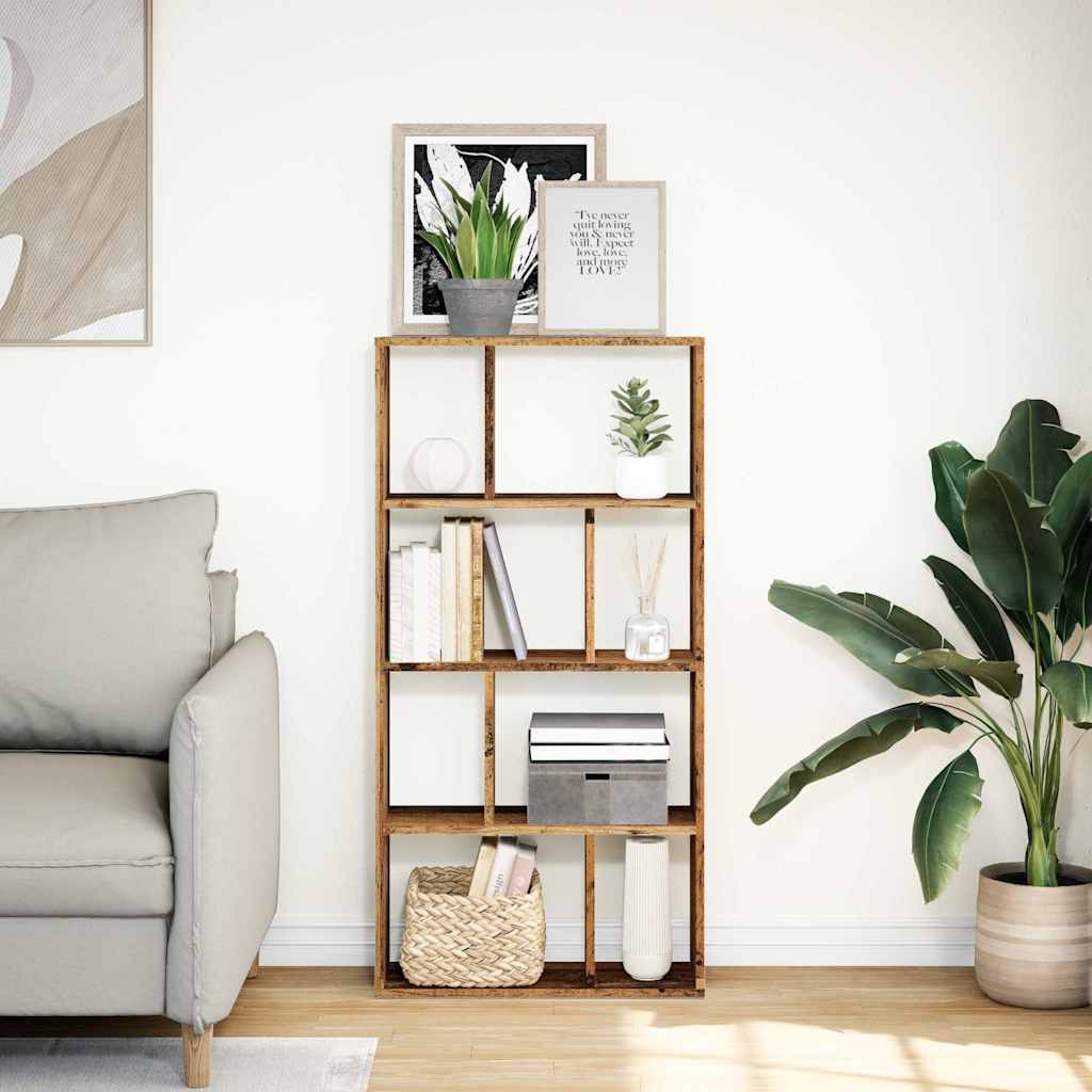 Bookcase Old Wood 60x20x120,5 cm Engineered Wood